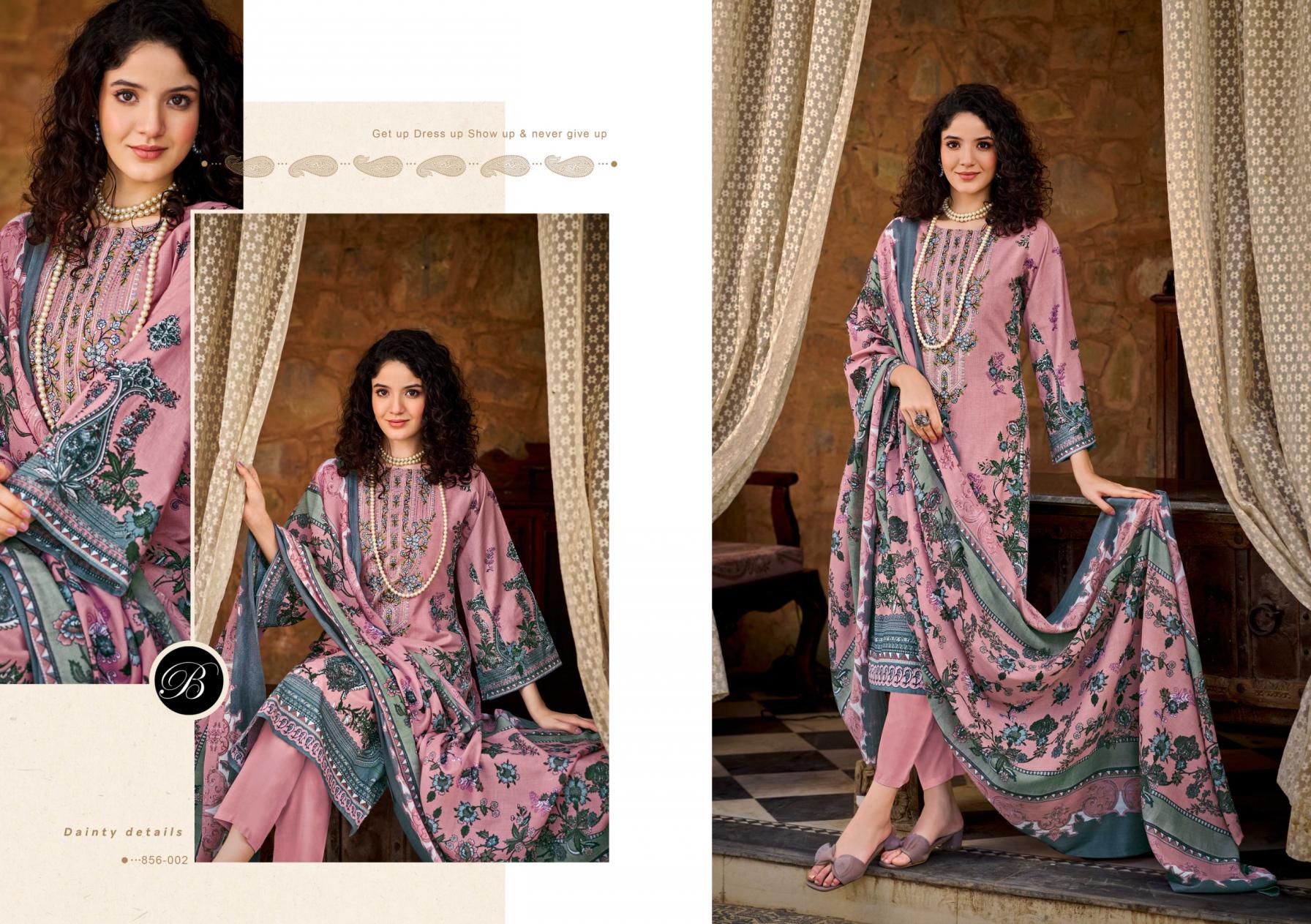 NAIRA VOL 110 BY BELLIZA DESIGNER NEW DESIGN COTTON PAKISTANI SUIT 2025