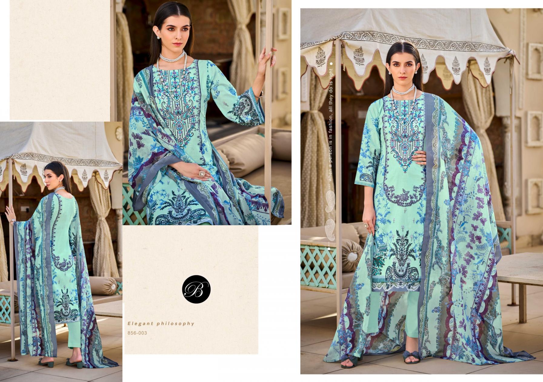 NAIRA VOL 110 BY BELLIZA DESIGNER NEW DESIGN COTTON PAKISTANI SUIT 2025