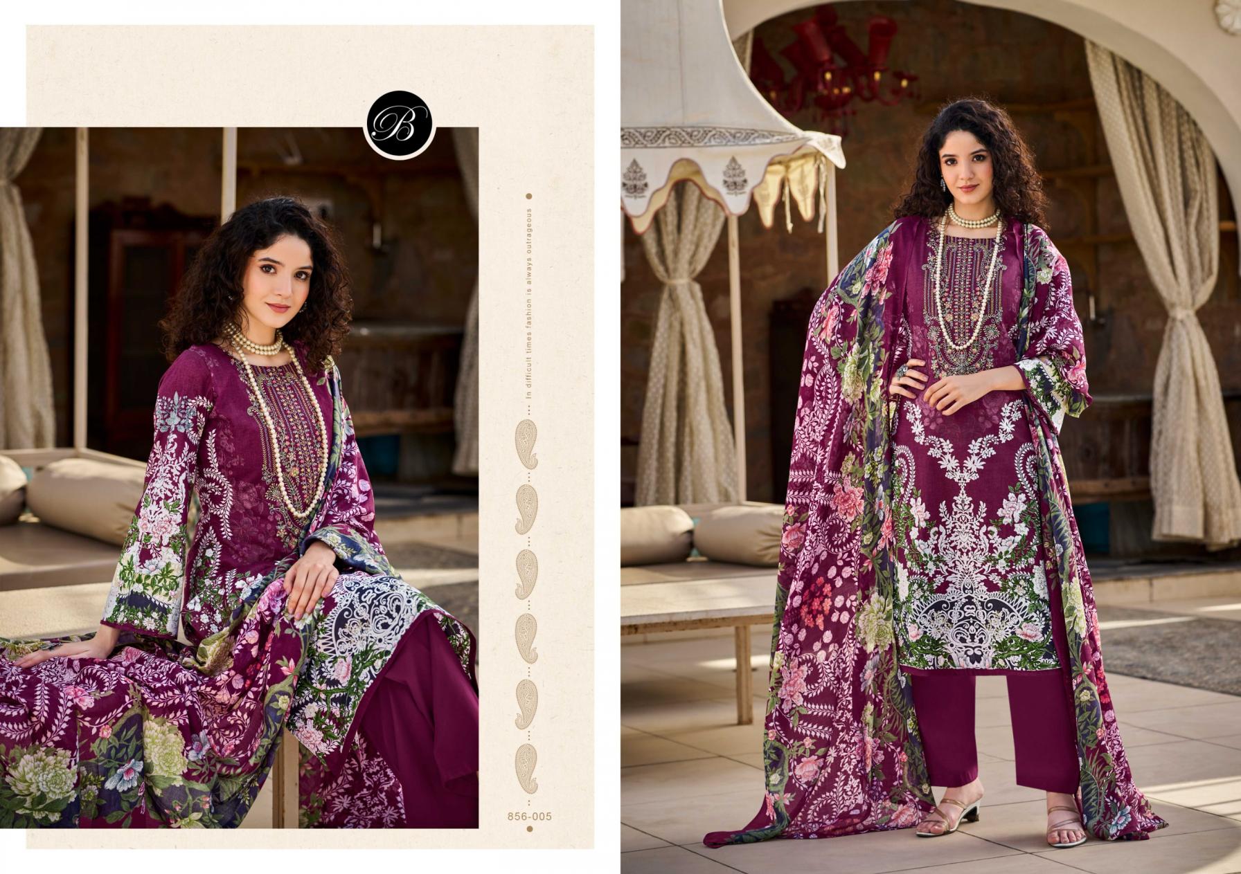 NAIRA VOL 110 BY BELLIZA DESIGNER NEW DESIGN COTTON PAKISTANI SUIT 2025