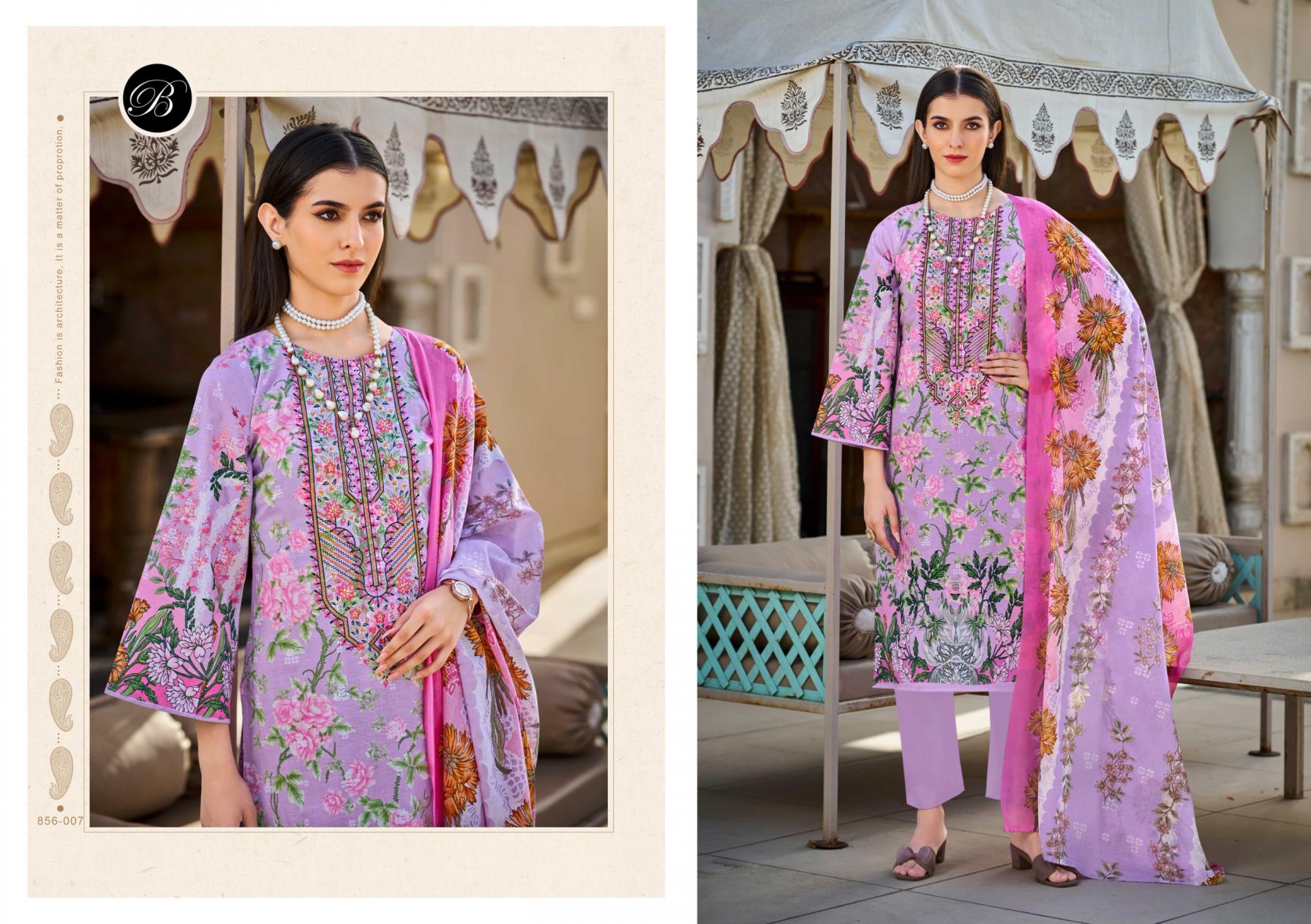 NAIRA VOL 110 BY BELLIZA DESIGNER NEW DESIGN COTTON PAKISTANI SUIT 2025