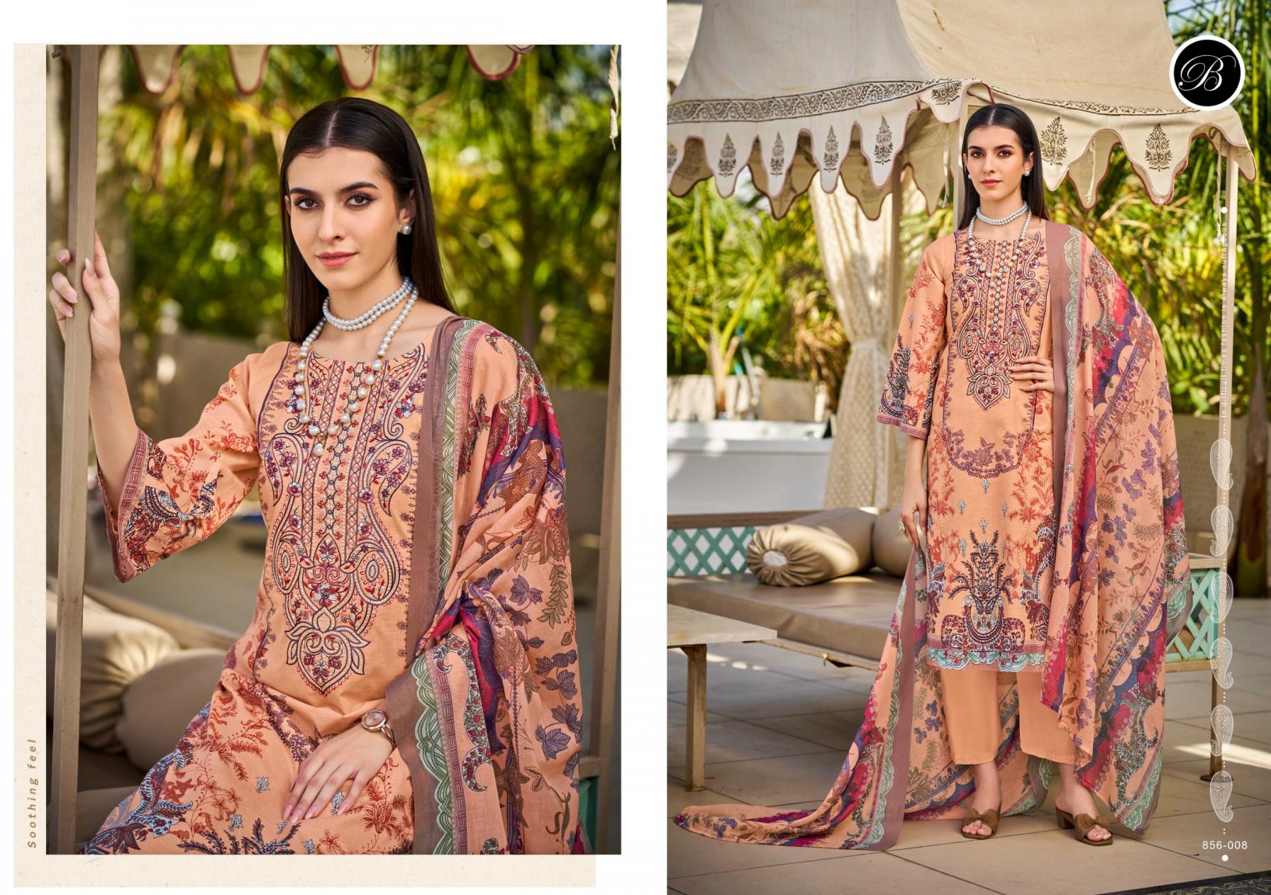 NAIRA VOL 110 BY BELLIZA DESIGNER NEW DESIGN COTTON PAKISTANI SUIT 2025