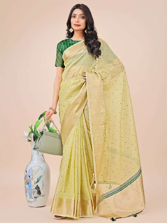 ASTITA FLORANCE WHOLESALE ORGANZA FANCY UNIQUE COLORS COMBINATION SAREES