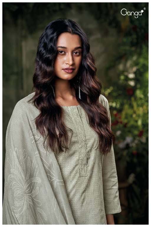 GANGA DELIA S3575 WHOLESALE PURE COTTON PRINTED WITH EMBROIDERY WORK SEMI STITCHED SALWAR KAMEEZ