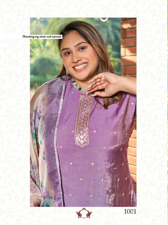 AANCHI PLUS VERNA WHOLESALE ROMAN SHIMMER BIG SIZE STRAIGHT SALWAR SUITS COMBO