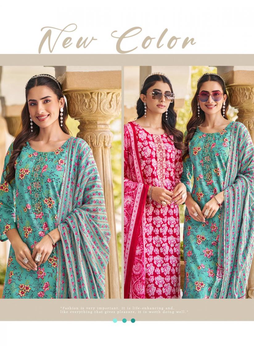 COTTON FAB VOL 5 BY RADHIKA LIFESTYLE COTTON PRINT CASUAL FULL STITCH BIG SIZE SALWAR SUIT