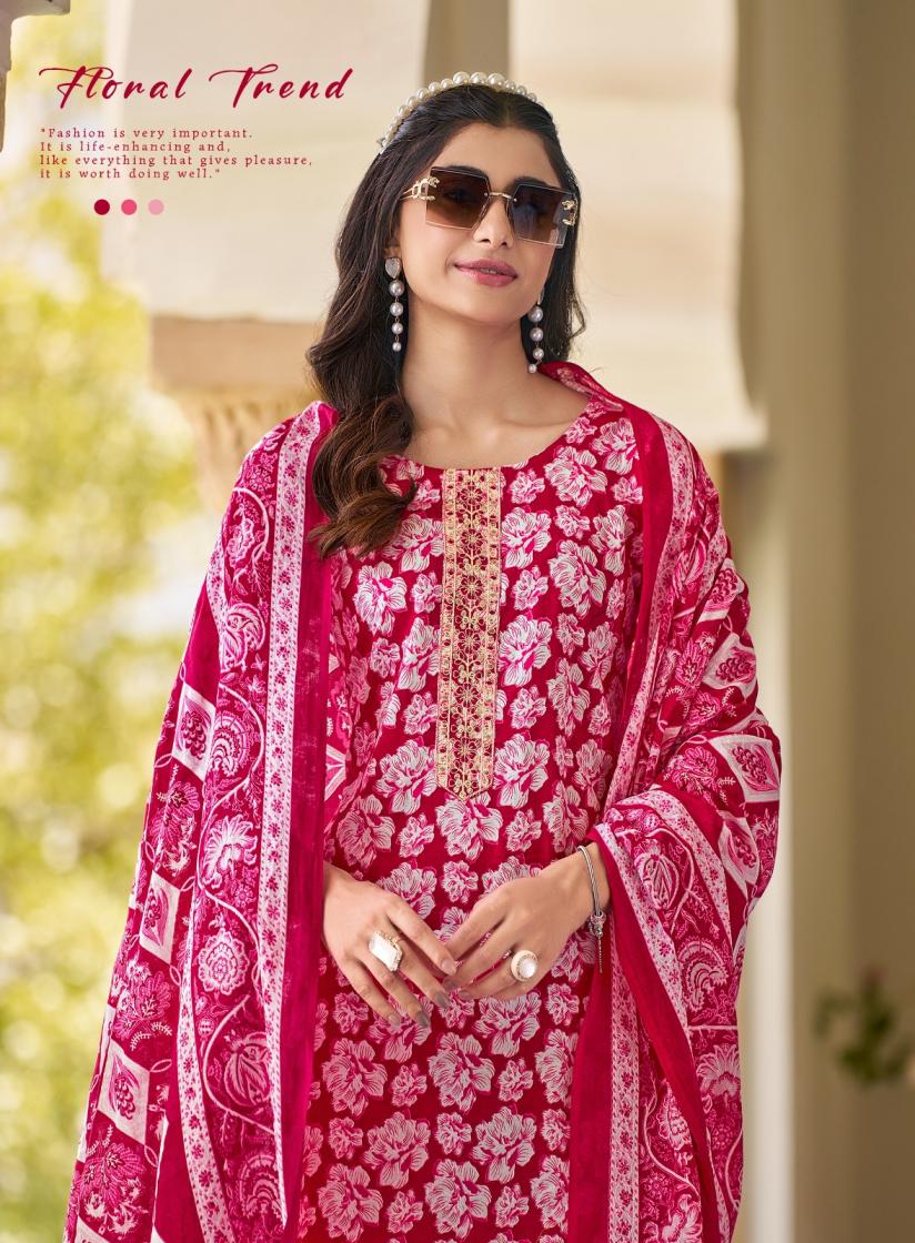 COTTON FAB VOL 5 BY RADHIKA LIFESTYLE COTTON PRINT CASUAL FULL STITCH BIG SIZE SALWAR SUIT