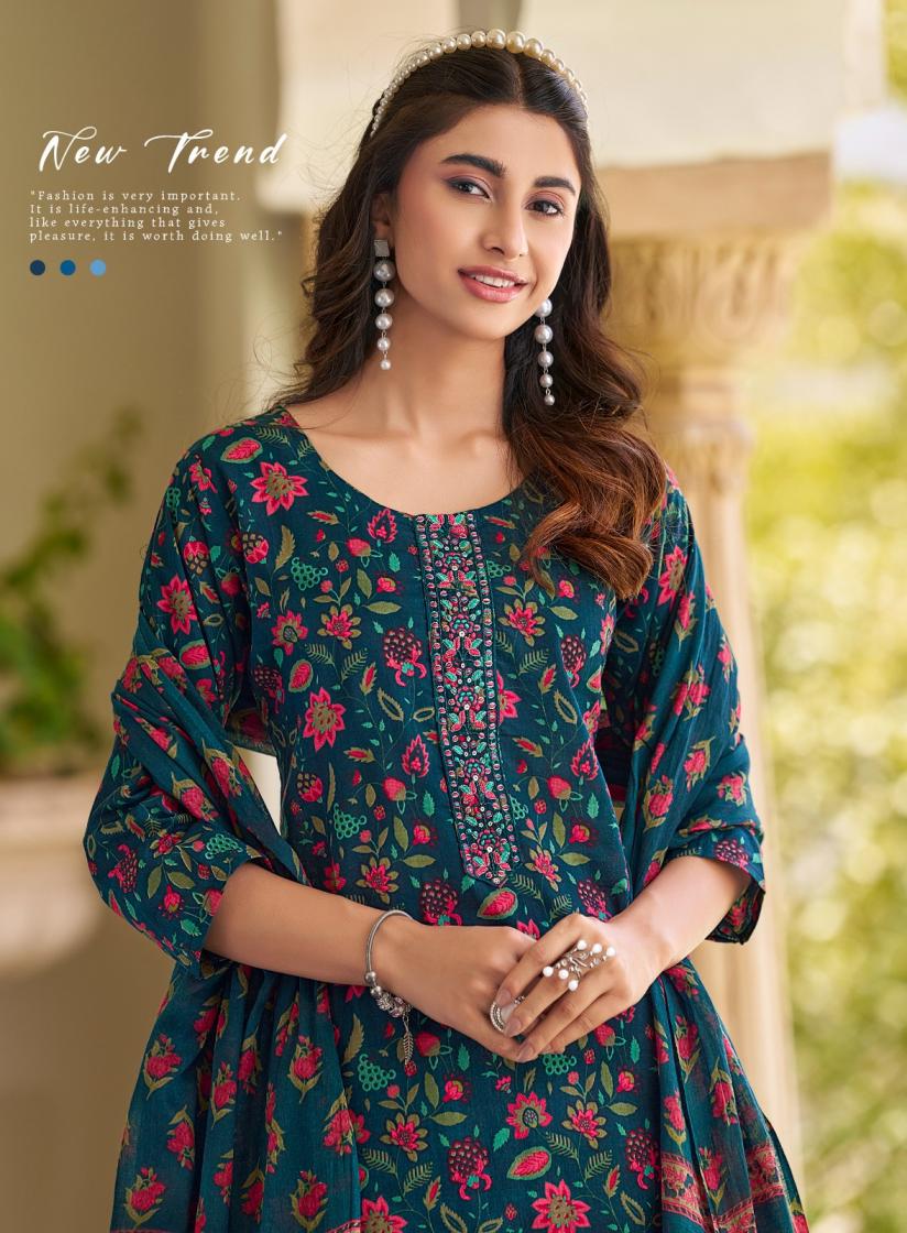 COTTON FAB VOL 5 BY RADHIKA LIFESTYLE COTTON PRINT CASUAL FULL STITCH BIG SIZE SALWAR SUIT