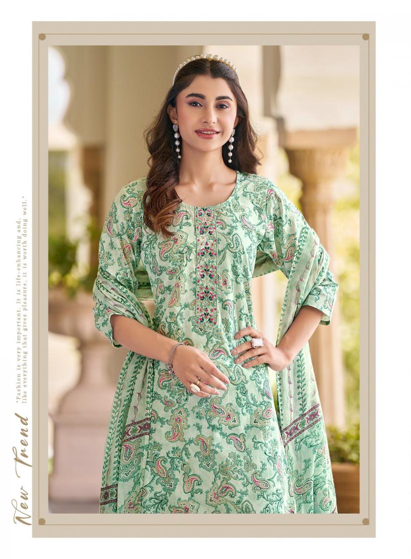 COTTON FAB VOL 5 BY RADHIKA LIFESTYLE COTTON PRINT CASUAL FULL STITCH BIG SIZE SALWAR SUIT