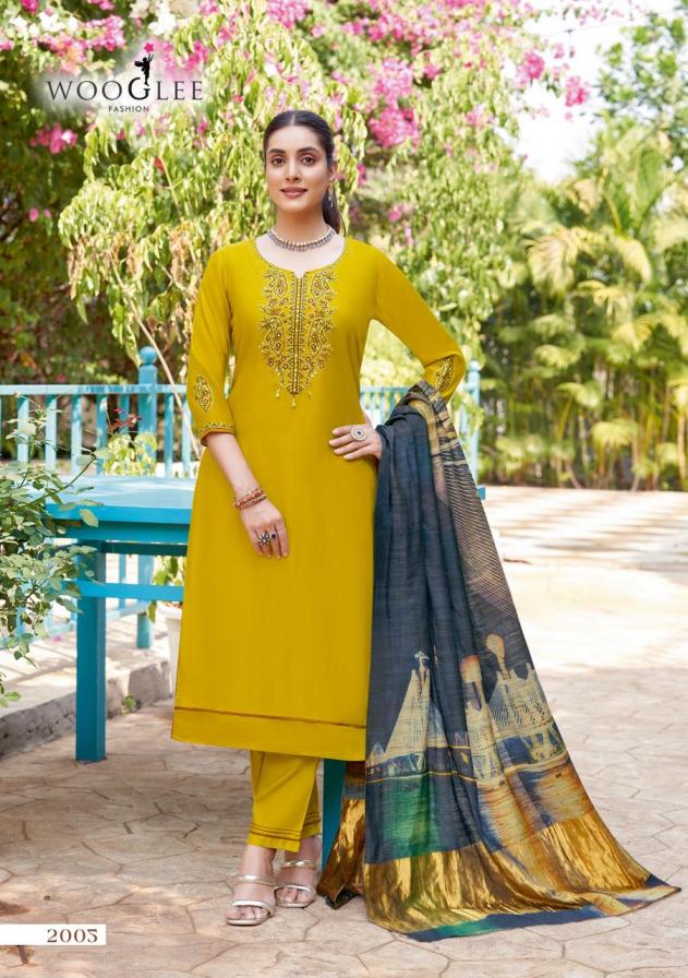 ABHILASHA BY WOOGLEE FULL STITCH VISCOSE SALWAR SUIT
