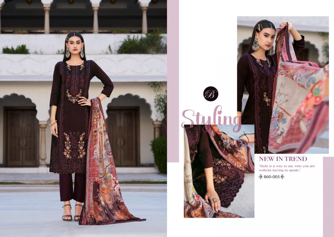 ZARQASH VOL 6 BY BELLIZA DISPLAYS RICH LOOK DRESS