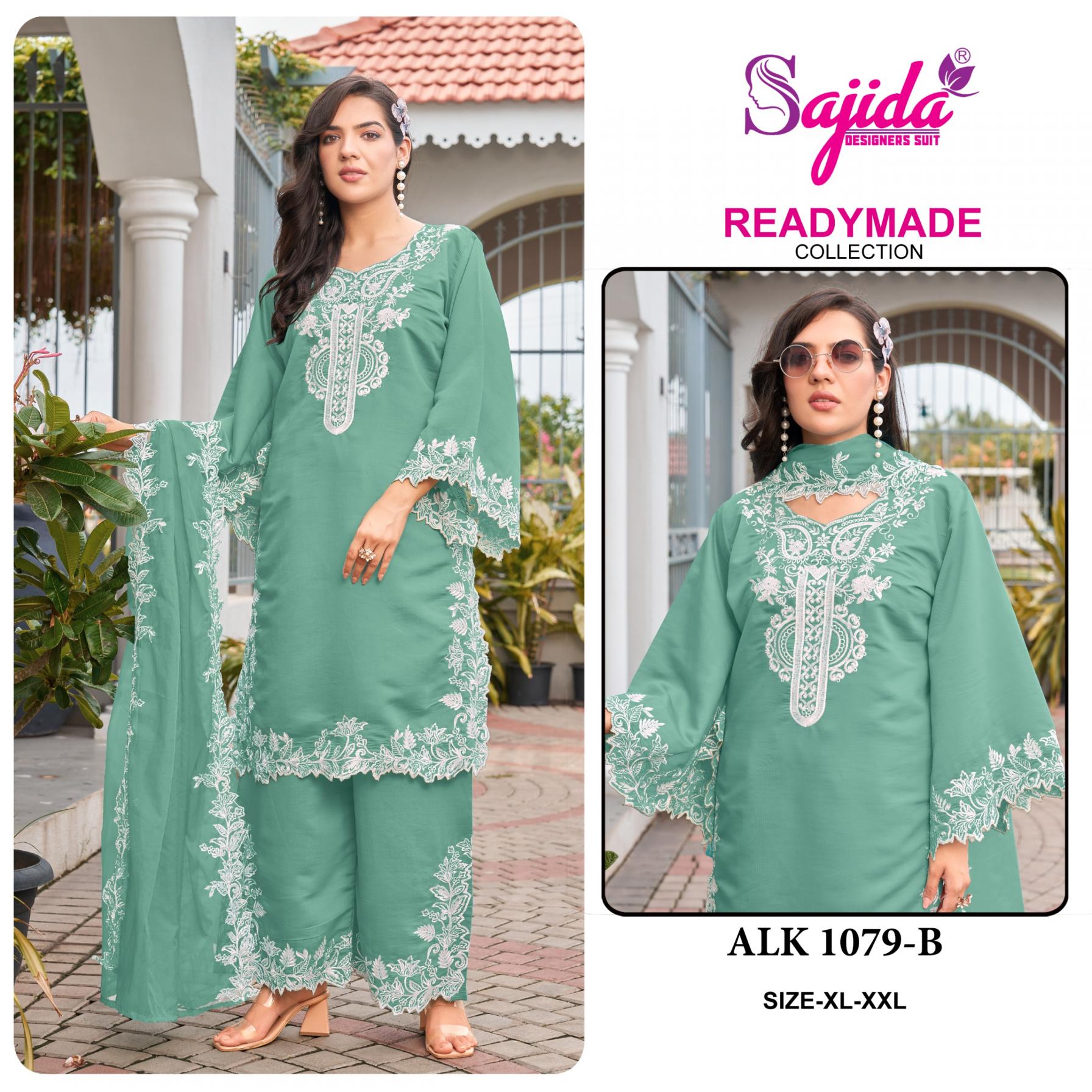ALK 1079 ABCD BY SAJIDA READYMADE ELEGANT DRESS