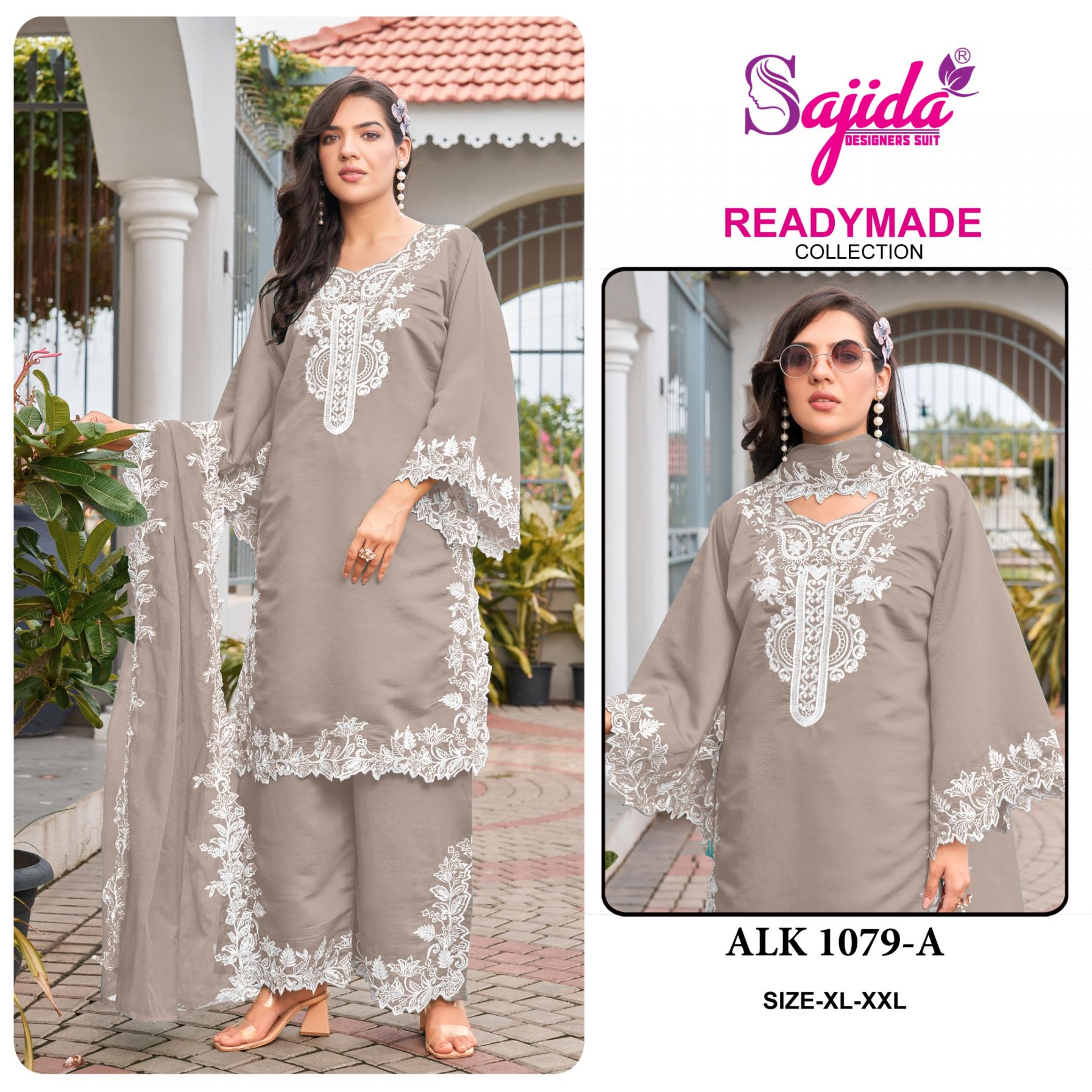 ALK 1079 ABCD BY SAJIDA READYMADE ELEGANT DRESS