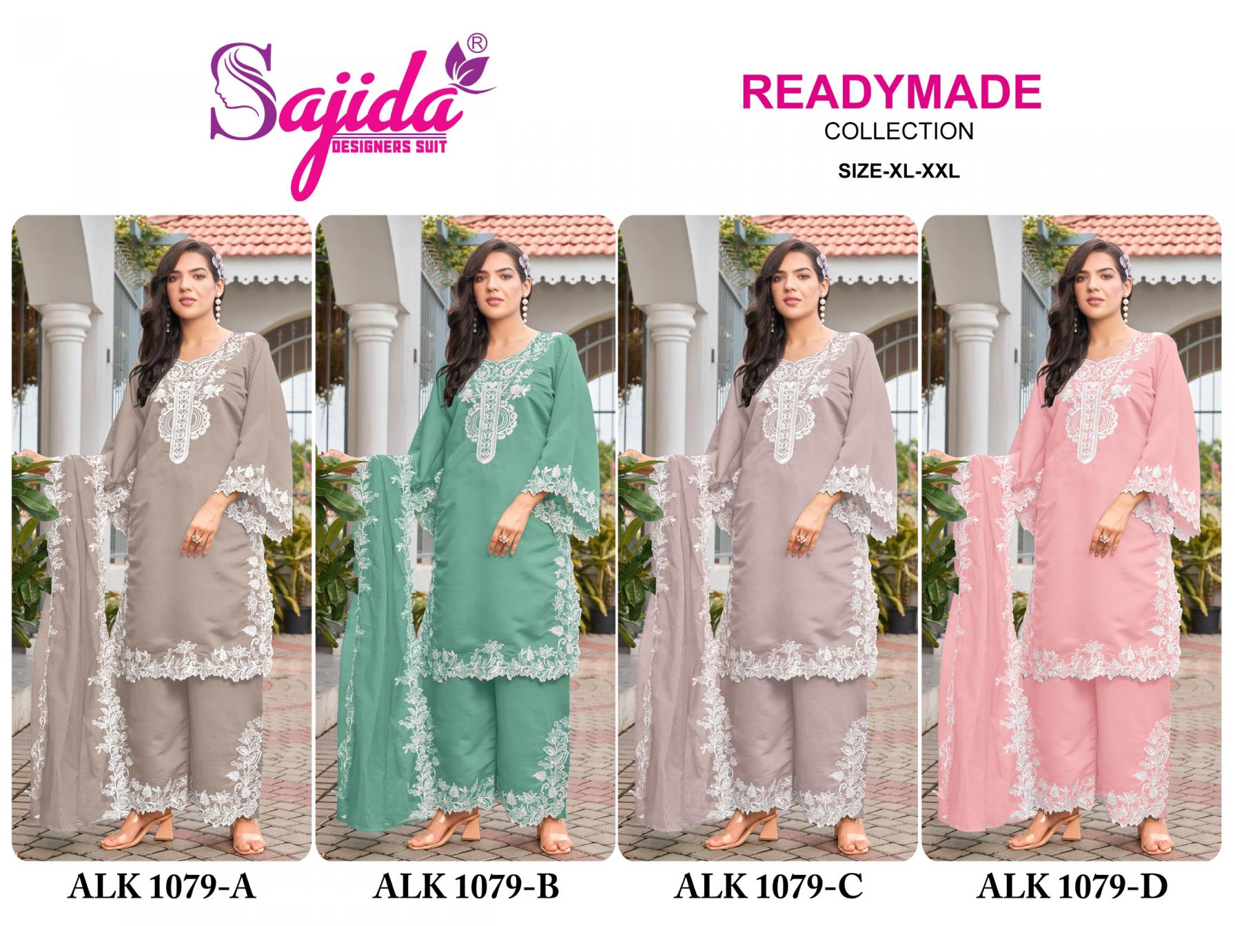 ALK 1079 ABCD BY SAJIDA READYMADE ELEGANT DRESS