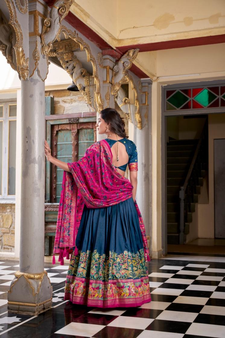 LNB 1245 GORGEOUS UNSTITCH LEHENGA WITH UNSTITCH BLOUSE