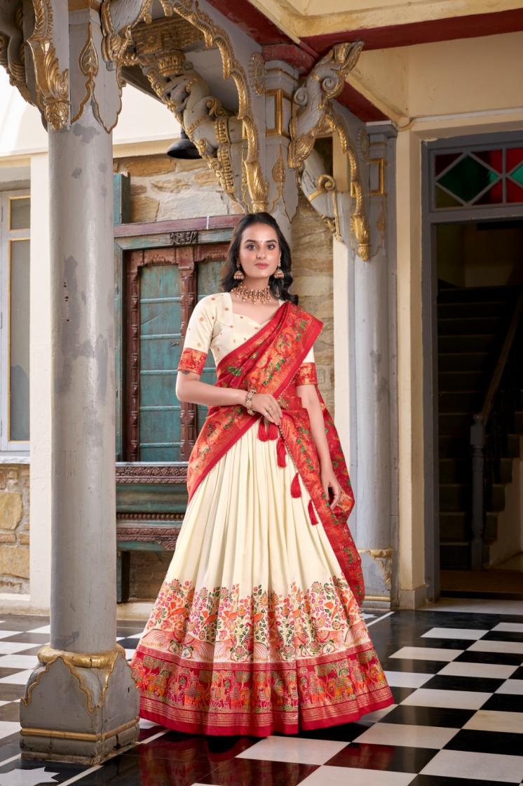 LNB 1245 GORGEOUS UNSTITCH LEHENGA WITH UNSTITCH BLOUSE