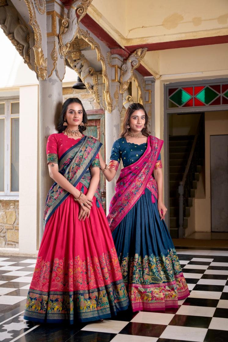 LNB 1245 GORGEOUS UNSTITCH LEHENGA WITH UNSTITCH BLOUSE