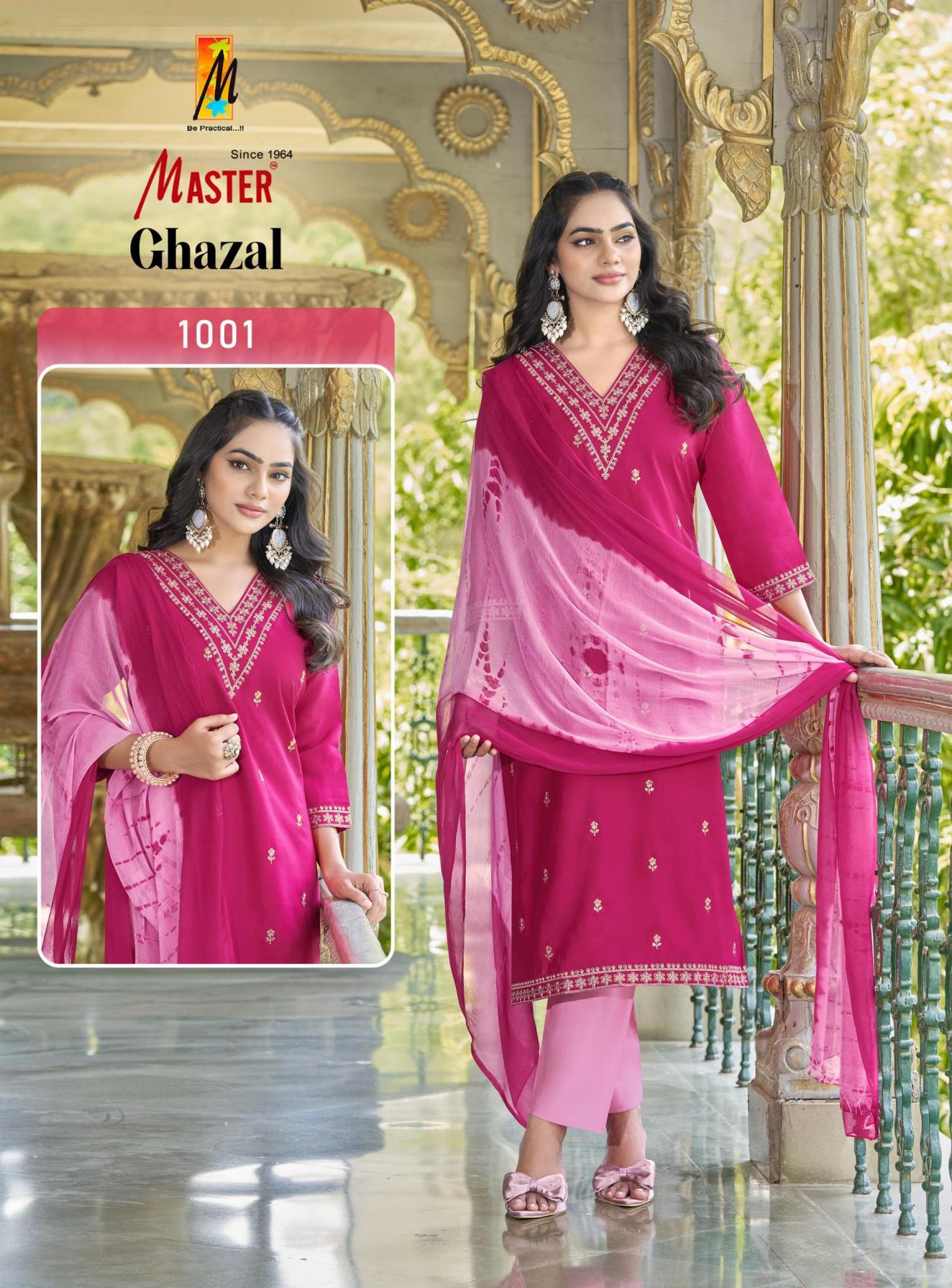 MASTER LAUNCH GHAZAL ROMAN SILK READYMADE CASUAL SALWAR SUIT ONLINE