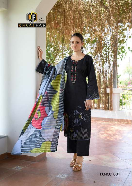 KEVAL FAB AALAYA VOL-1 WHOLESALE HEAVY LUXURY COTTON PRINT WITH MIRROR WORK STYLISH PAKISTANI SUITS