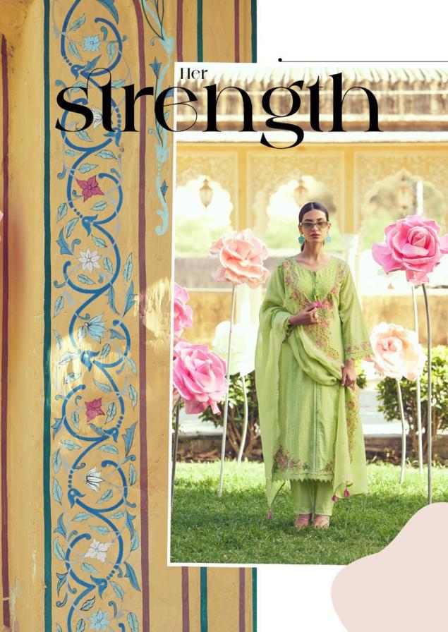 PRM INDIA EDEN ROSE COTTON READYMADE EXCLUSIVE DESIGN FULL STITCH 3PCS DRESS