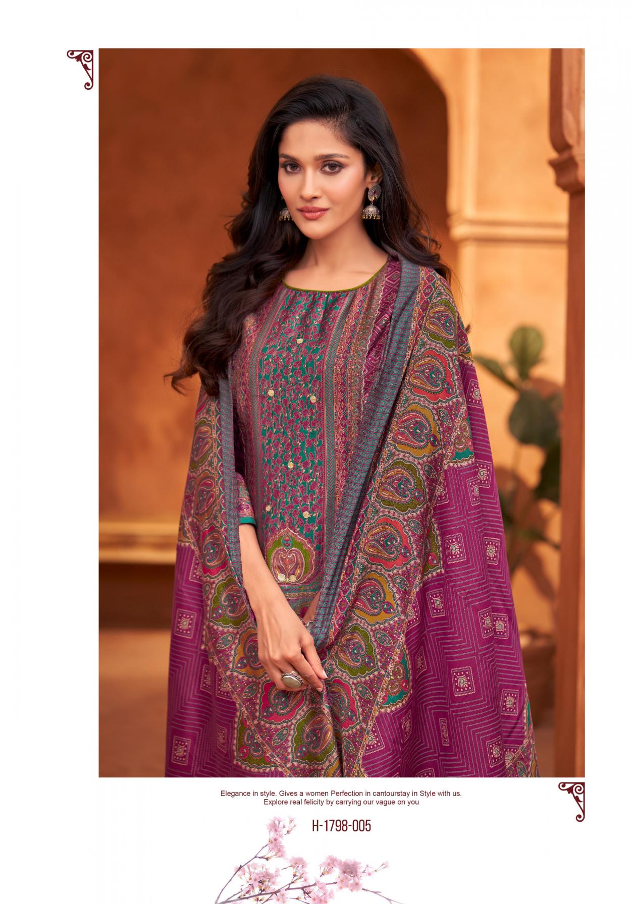 RANG RASIYA VOL 2 BY ALOK MUDAAL DISCHARGE PRINT PAKISTANI DRESS MATERIALS