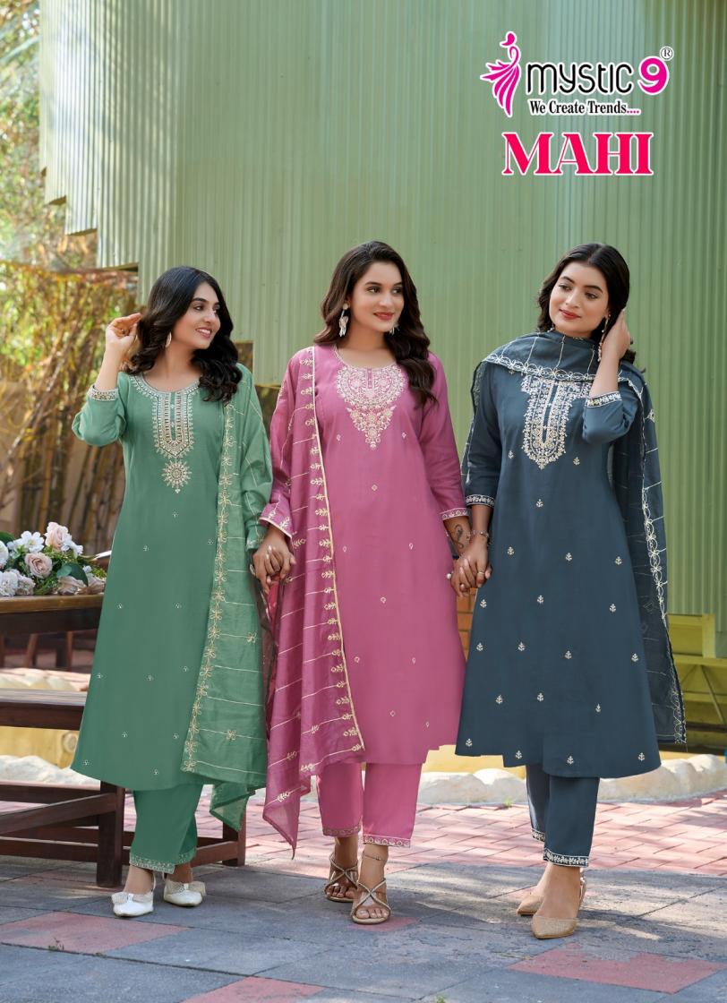 MYSTIC 9 MAHI VOL 1 VERTICAN READYMADE GORGEOUS SALWAR KAMEEZ