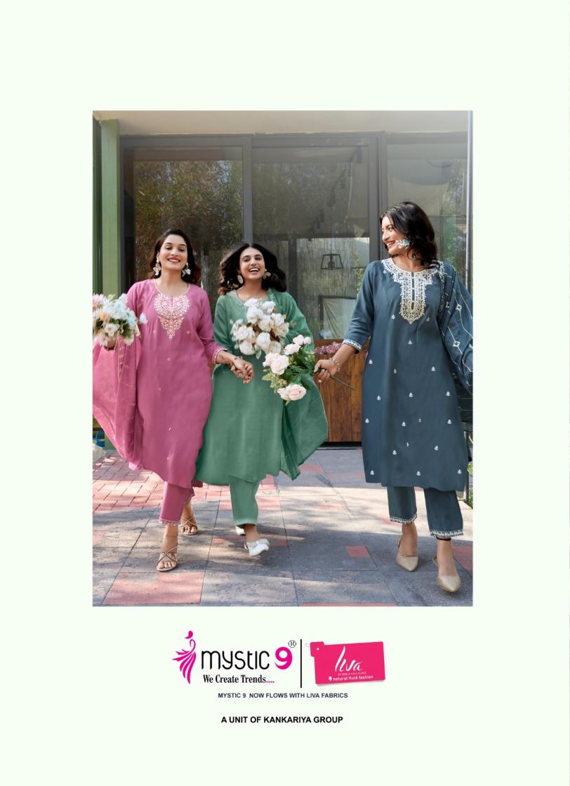 MYSTIC 9 MAHI VOL 1 VERTICAN READYMADE GORGEOUS SALWAR KAMEEZ