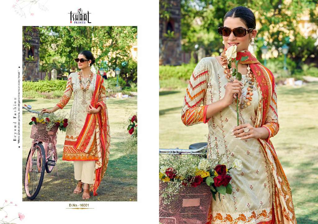 ISHAAL EMBROIDERED VOL 16 BY ISHAAL PRINTS LAWN HIT DESIGN PAKISTANI MATERIAL
