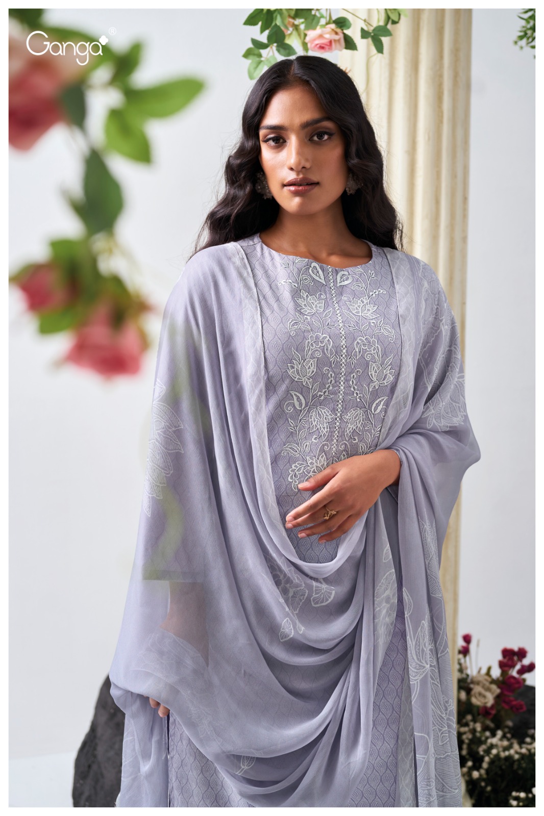GANGA NAGMA S3647 WHOLESALE COTTON PRINTED WITH EMBROIDERY FANCY SALWAR SUITS