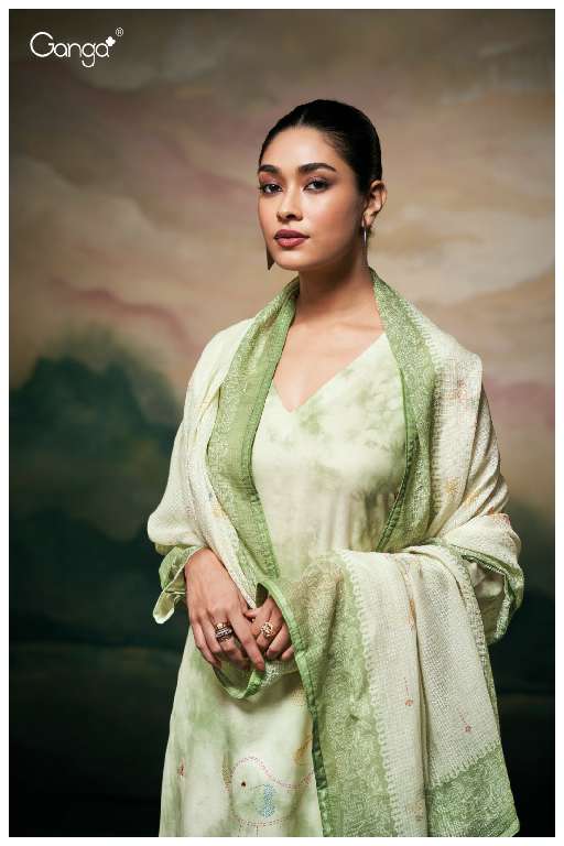 GANGA MEELA S3521 WHOLESALE PREMIUM PURE MAL PRINTED WITH HAND WORK FANCY TOP WITH PALAZZO AND DUPATTA