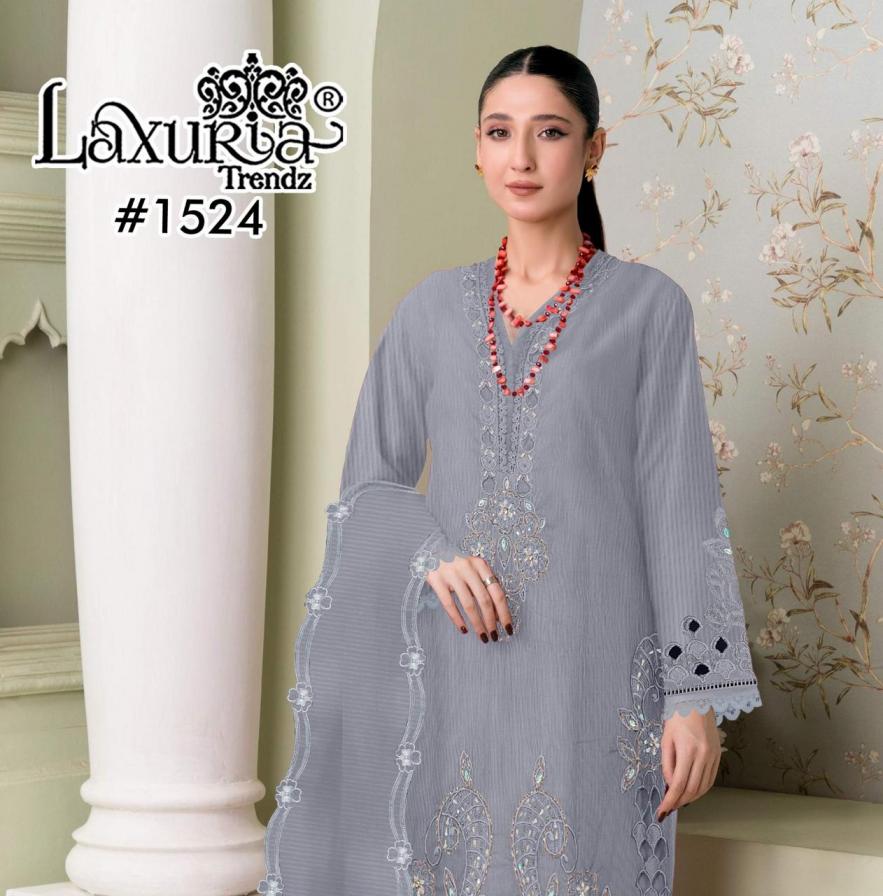 LAXURIA TRENDZ 1524 FANCY READYMADE MODERN PAKISTANI SUIT FOR WOMENS