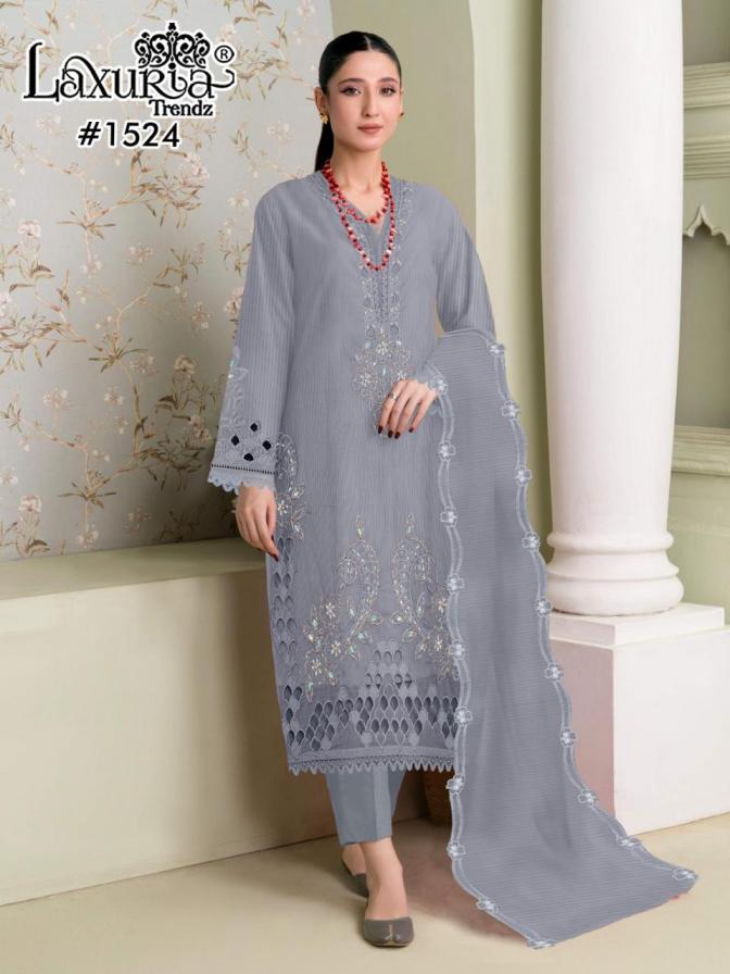 LAXURIA TRENDZ 1524 FANCY READYMADE MODERN PAKISTANI SUIT FOR WOMENS