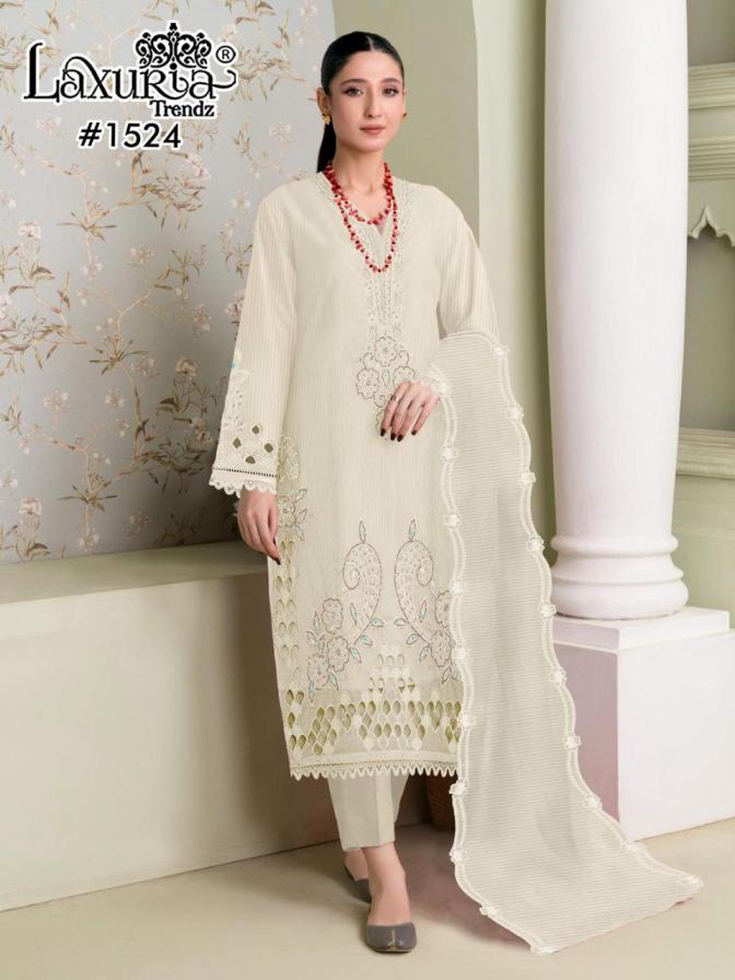 LAXURIA TRENDZ 1524 FANCY READYMADE MODERN PAKISTANI SUIT FOR WOMENS