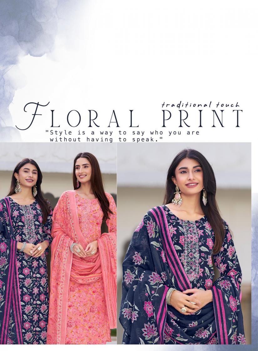 COTTON KUDI VOL 21 BY RADHIKA LIFESTYLE CLASSIC LOOK READYMADE PLUS SIZE 3PCS DRESS