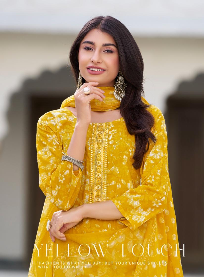 COTTON KUDI VOL 21 BY RADHIKA LIFESTYLE CLASSIC LOOK READYMADE PLUS SIZE 3PCS DRESS