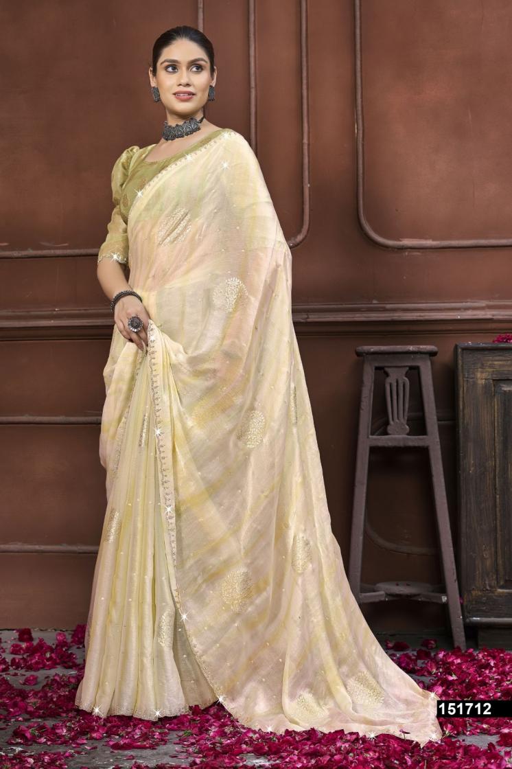 AADHIMA BY VALLABHI PRINTS UNIQUE COLOURS CHIFFON SAREE ONLINE