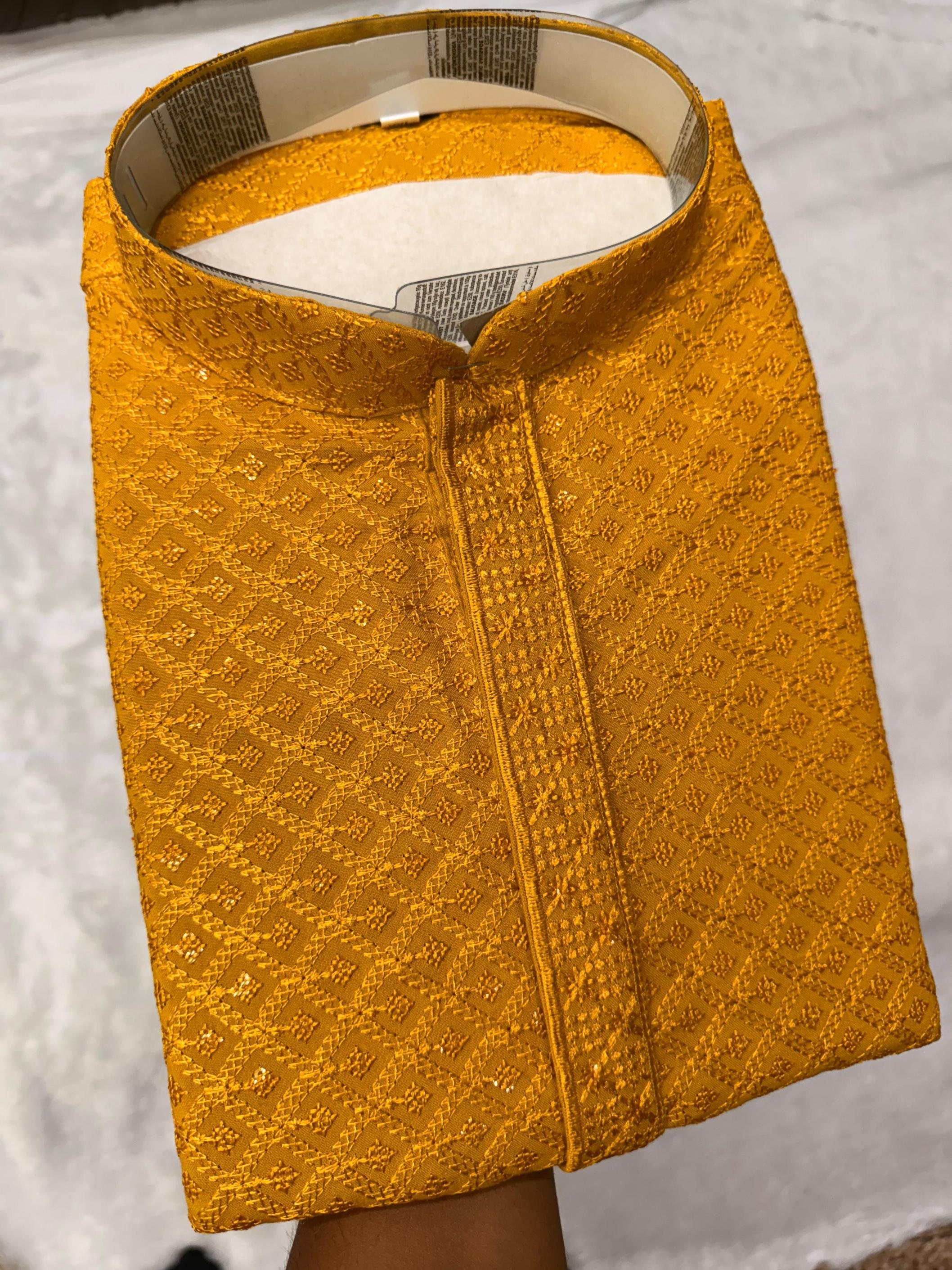 AR EXPORTS MANYAVAR VOL 1 RAYON SHIFFLLI SEQUENCE WORK READYMADE CLASSIC MENS KURTA