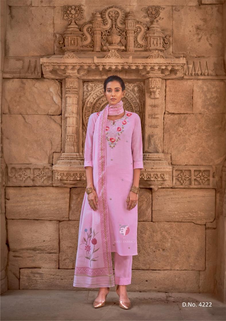 CHANDANI VOL 4 BY ANJU FAB FULL STITCH PURE COTTON SALWAR SUIT COLLECTION