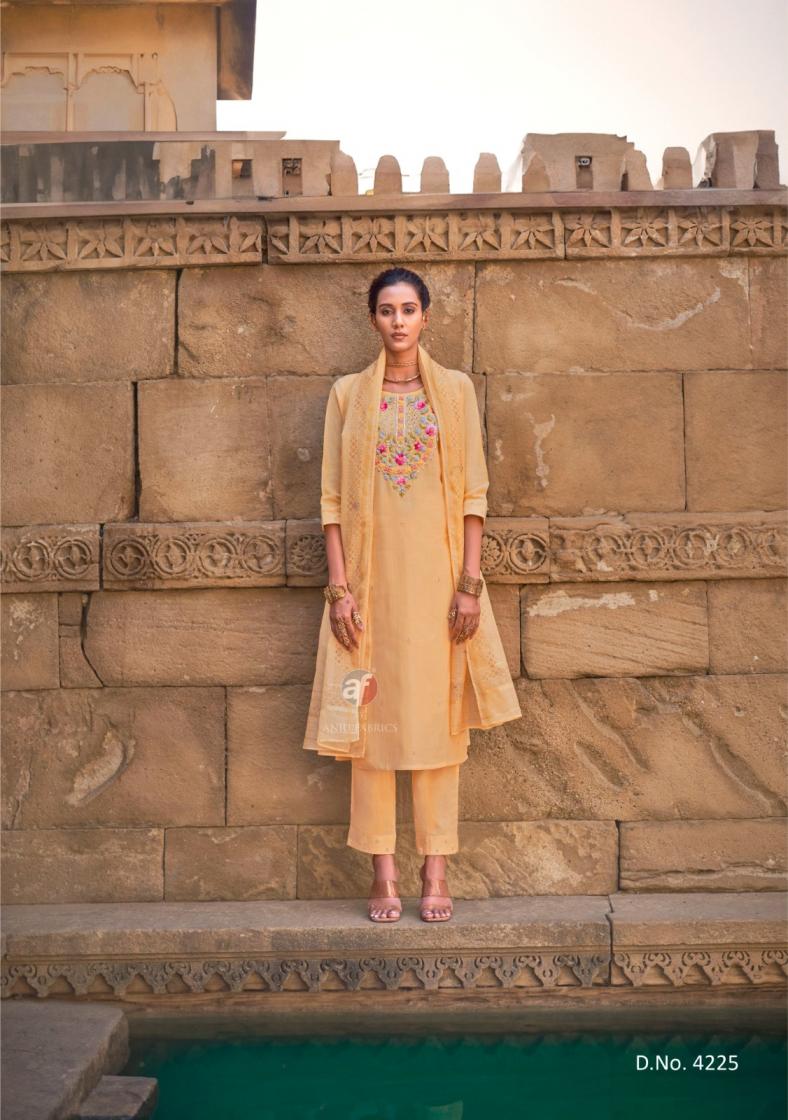 CHANDANI VOL 4 BY ANJU FAB FULL STITCH PURE COTTON SALWAR SUIT COLLECTION