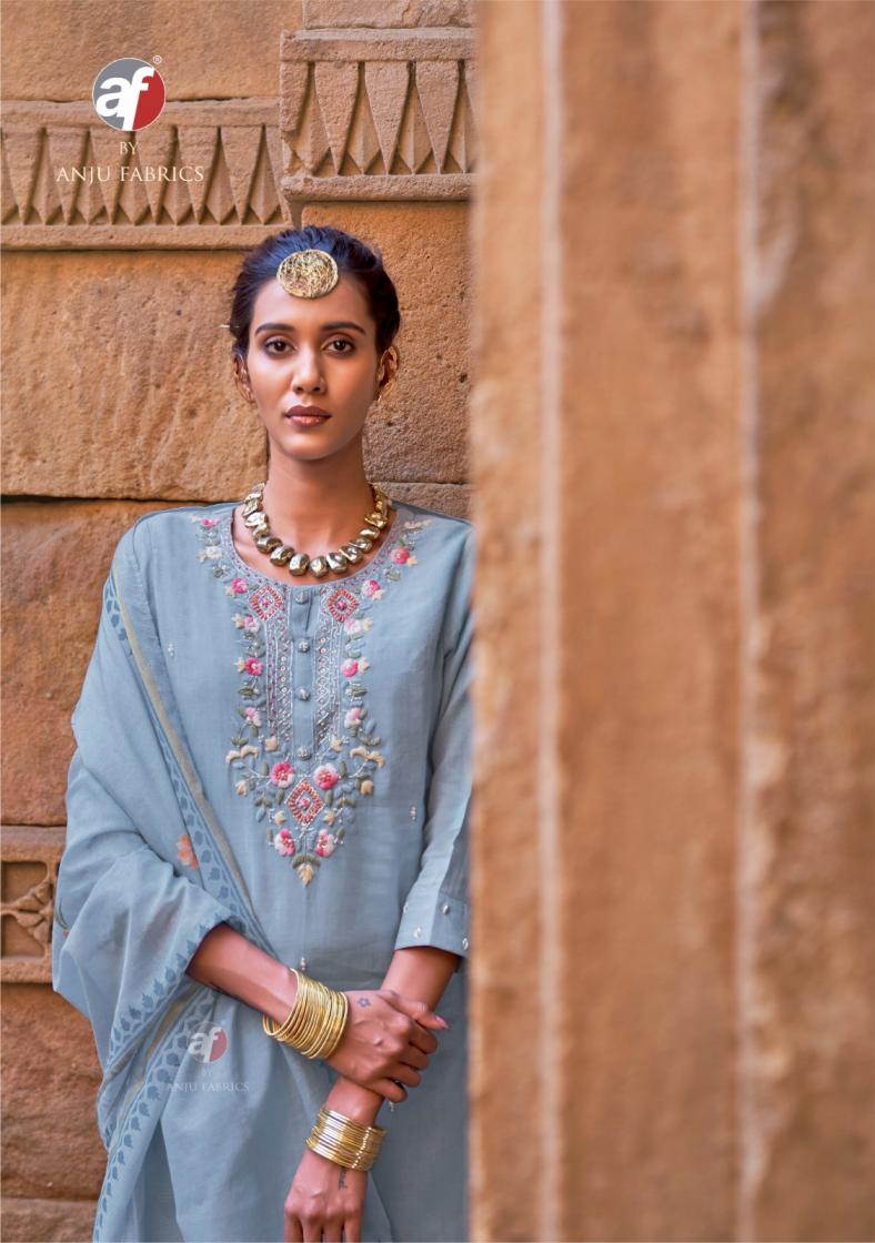 CHANDANI VOL 4 BY ANJU FAB FULL STITCH PURE COTTON SALWAR SUIT COLLECTION