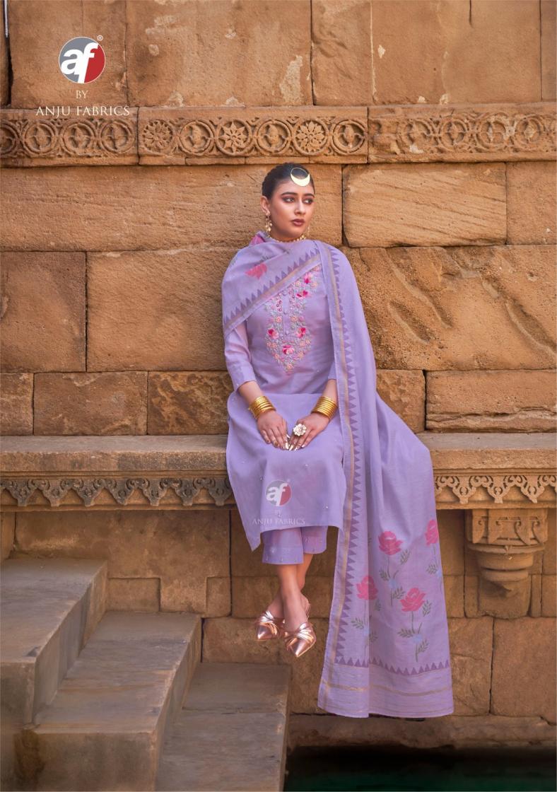 CHANDANI VOL 4 BY ANJU FAB FULL STITCH PURE COTTON SALWAR SUIT COLLECTION