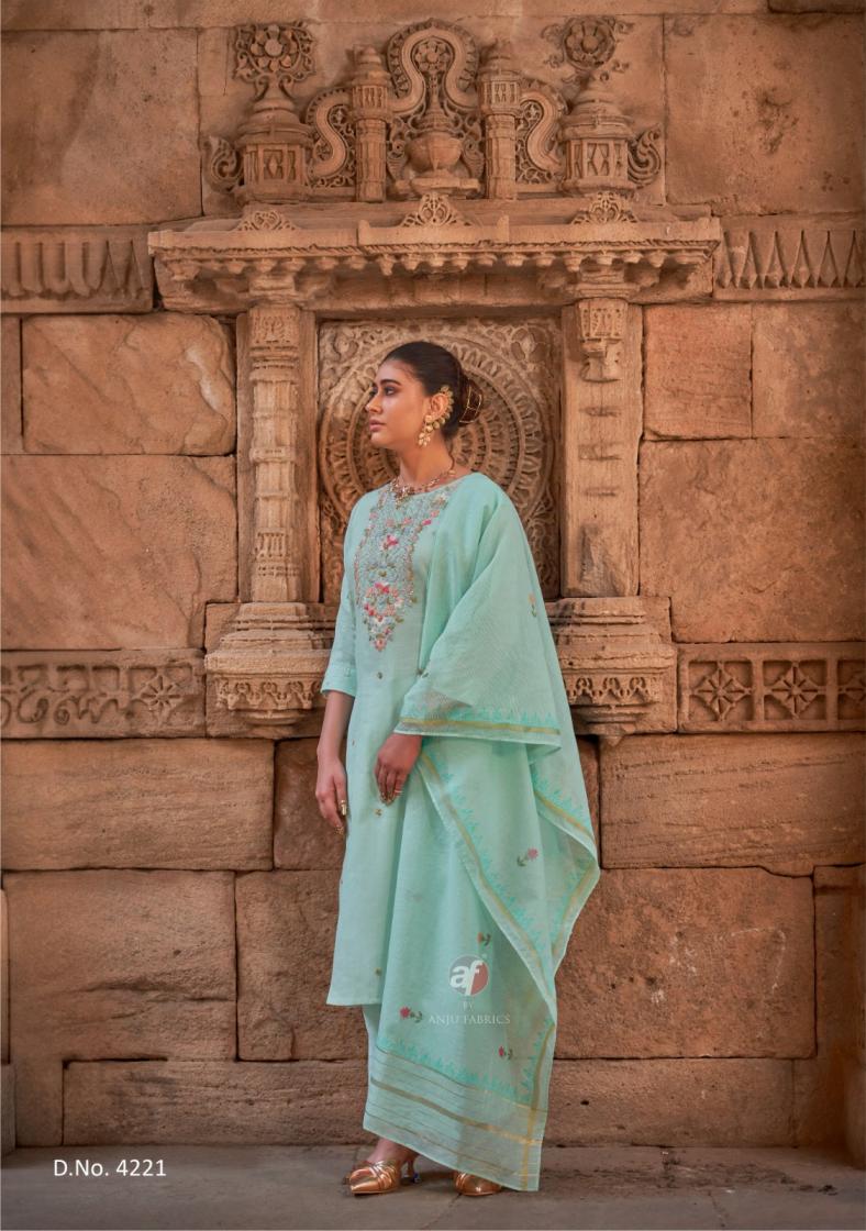 CHANDANI VOL 4 BY ANJU FAB FULL STITCH PURE COTTON SALWAR SUIT COLLECTION