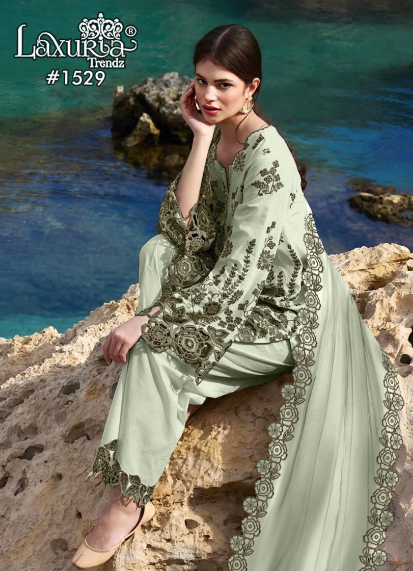 LAXURIA TRENDZ 1529 VICHITRA READYMADE STYLISH PAKISTANI 3PCS DRESS