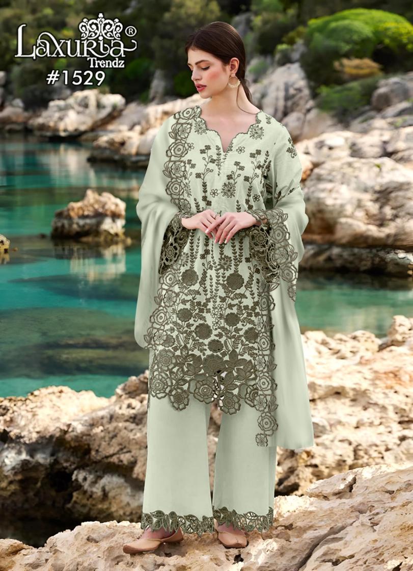 LAXURIA TRENDZ 1529 VICHITRA READYMADE STYLISH PAKISTANI 3PCS DRESS