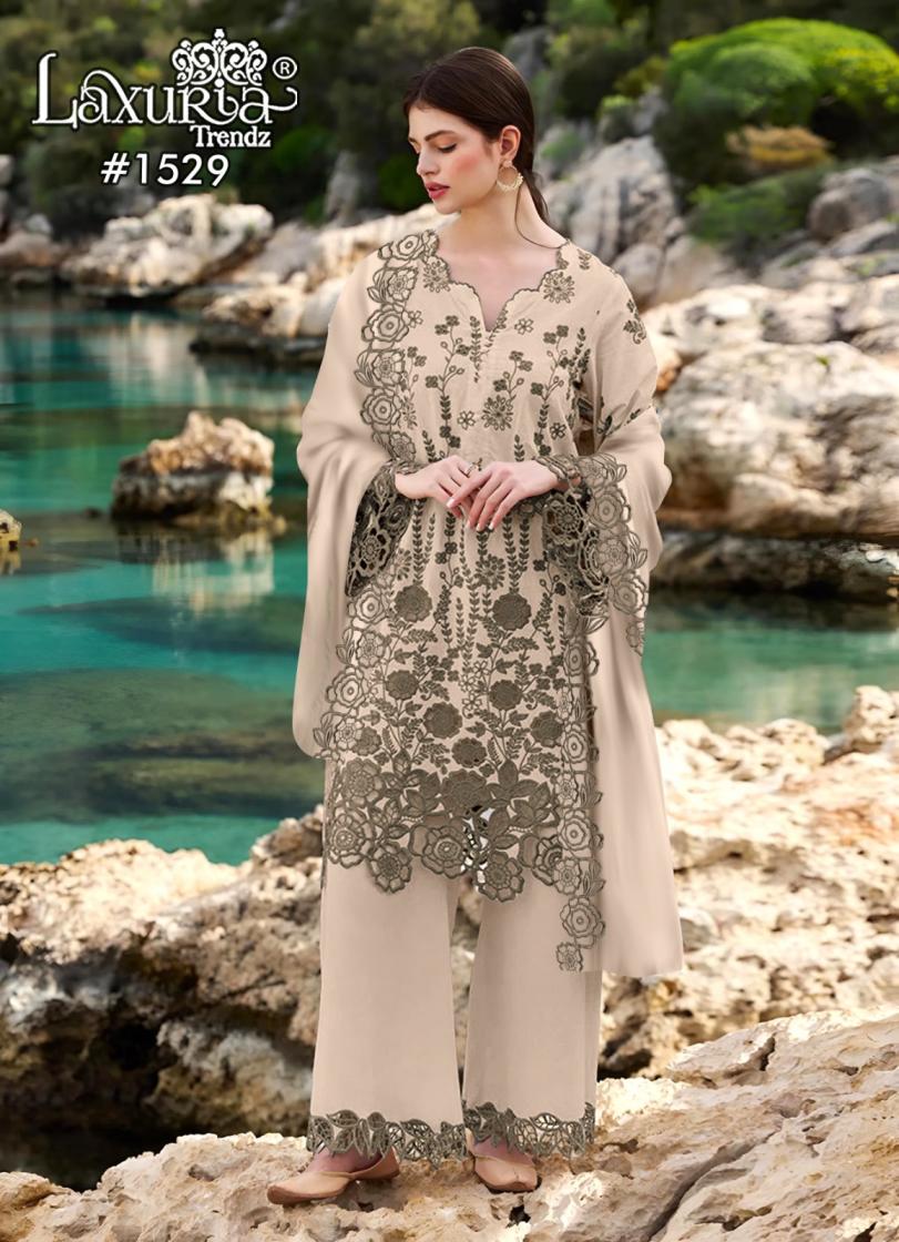 LAXURIA TRENDZ 1529 VICHITRA READYMADE STYLISH PAKISTANI 3PCS DRESS
