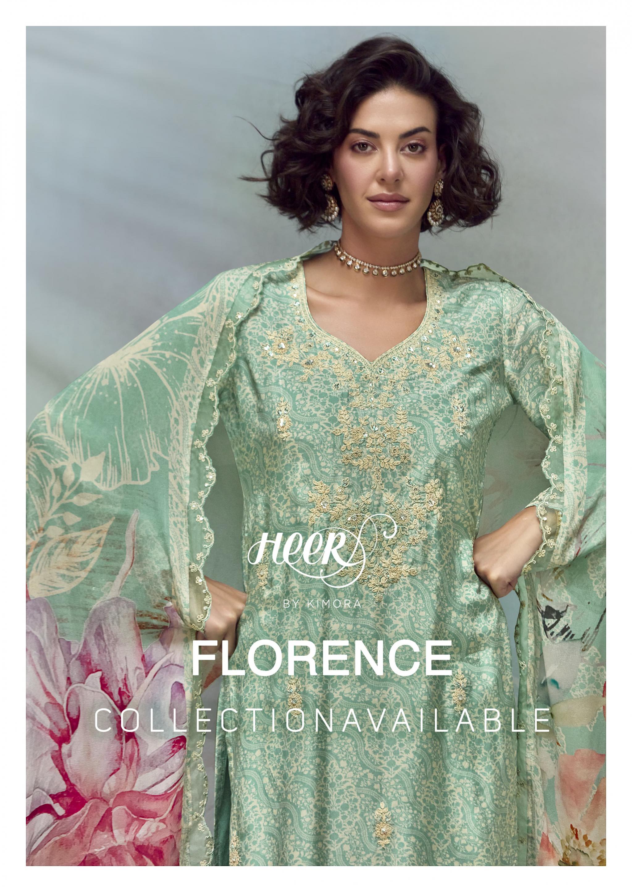 HEER KIMORA FLORENCE VOL 213 MUSLIN DESIGNER SALWAR KAMEEZ