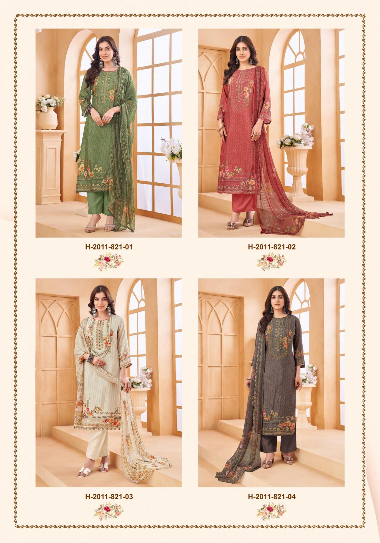 SHEESHA VOL 4 BY ALOK VISCOSE MUSLIN MODERN PAKISTANI DRESS MATERIAL