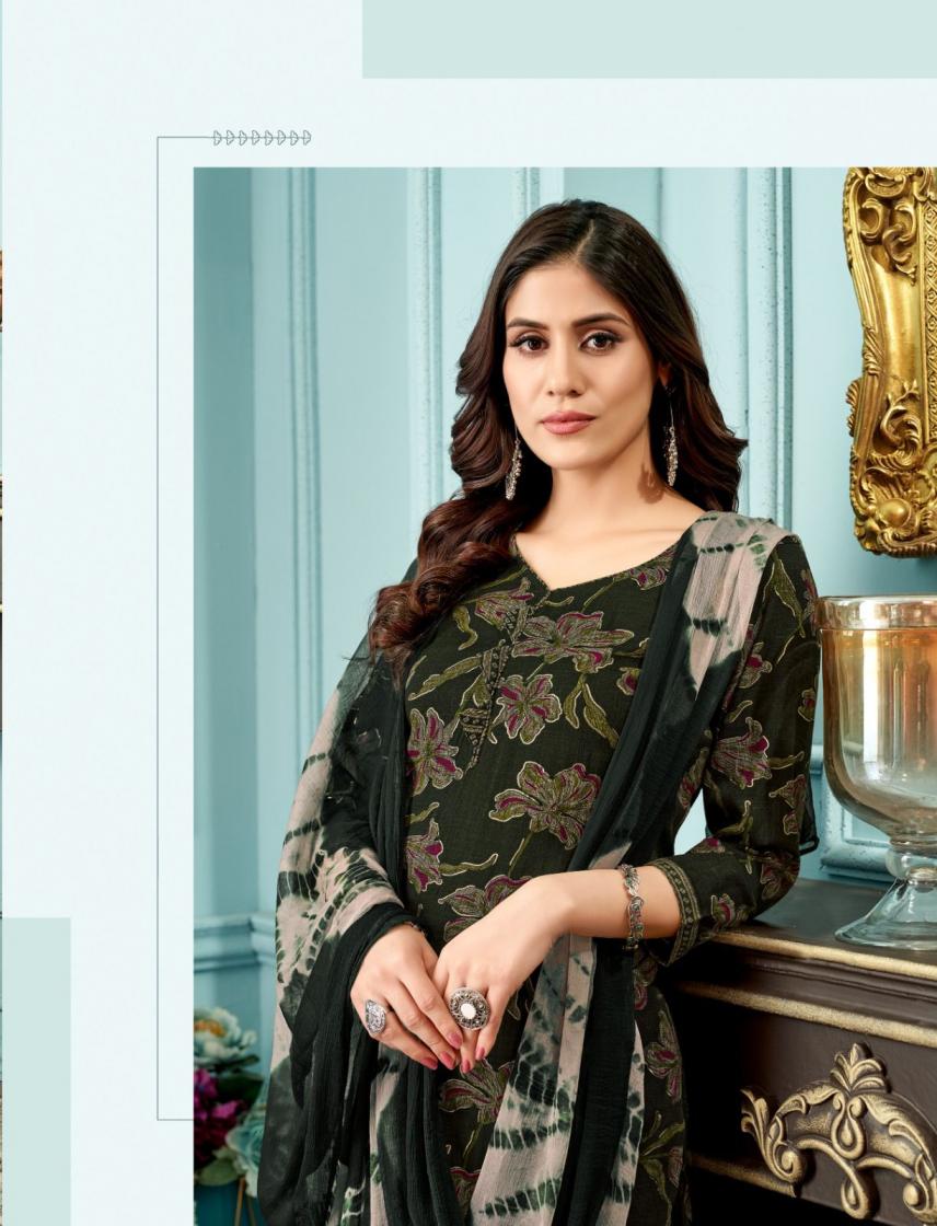 SAMANTHA VOL 6 BY BALAJI COTTON CAPSULE RAYON CASUAL READYMADE 3PCS DRESS