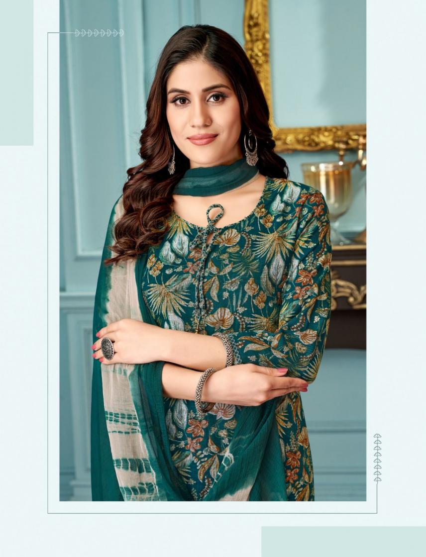 SAMANTHA VOL 6 BY BALAJI COTTON CAPSULE RAYON CASUAL READYMADE 3PCS DRESS