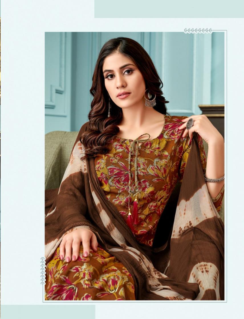 SAMANTHA VOL 6 BY BALAJI COTTON CAPSULE RAYON CASUAL READYMADE 3PCS DRESS