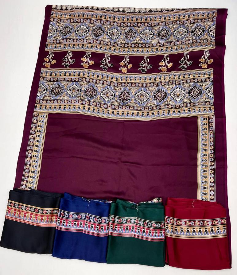RAJTEX PURE AJRAKH VOL 2 SATIN CREPE FASHIONABLE SAREE WHOLESALER